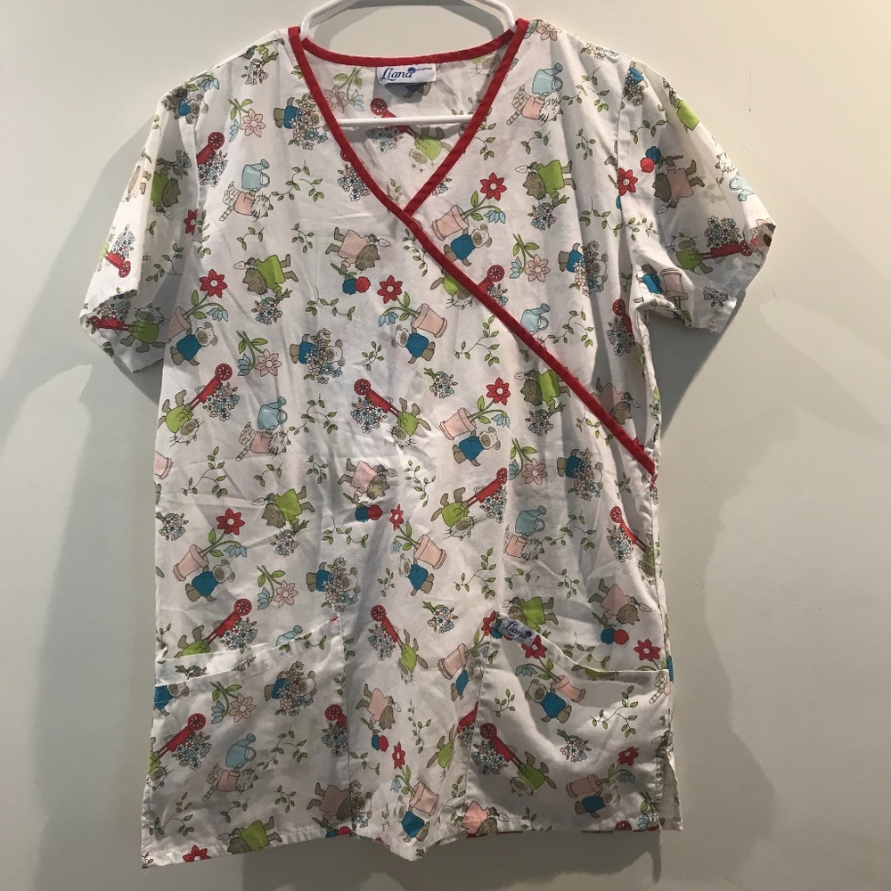Womens Nurse Scrub Top